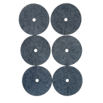 Zestaw krążków przeciwchwastowych 6 szt. ściółkowanie szary fi 17 cm - 4