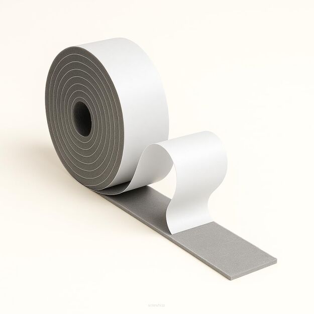 Filcowa taśma ochronna samoprzylepna 2 cm × 1,5 m – szara, gr. 4 mm, 350 g/m²